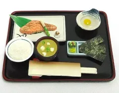 【中古】食玩 トレーディングフィギュア 焼鮭定食 「ぷちサンプルシリーズ 和食三昧」