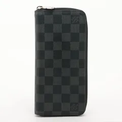 LOUIS VUITTON/ルイ ヴィトン　ダミエグラフィット ジッピーウォレット ヴェルティカル N63095  ラウンドジップ長財布　【中古】