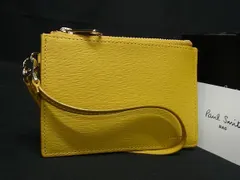 ■新品■未使用■ Paul Smith ポールスミス レザー フラグメントケース コインケース レディース イエロー系 FJ2976