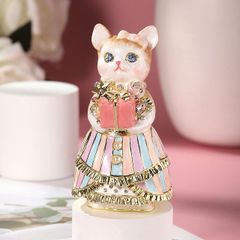 Francfranc フランフラン スノードーム キャット ソファ L ピンク