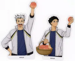 【中古】シール・ステッカー 木兎光太郎＆赤葦京治 ステッカー2枚セット 「ハイキュー!!×SWEETS PARADISE 第2弾」