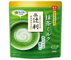 片岡物産 辻利 抹茶ミルク 170g×12袋入｜ 送料無料 インスタント 嗜好品 乳性 抹茶 粉末 北海道 牛乳 宇治 抹茶