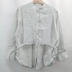 ◇ ⊂ select MOCA セレクト モカ シンプル系 長袖 長袖シャツ サイズM ライトグリーン系 レディース メンズ E  【1507080004403】