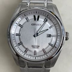 稼働 CITIZEN メンズ腕時計 自動巻き 裏スケ チタニウム デイト 軽量 