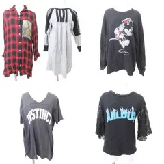 アールエヌエー RNA Tシャツ ワンピース など 5点 セット おまとめ チェック ディズニー レース ロゴ Mサイズ マルチカラーのサムネイル
