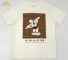 【希少】コーチ ✖︎ ディズニー Tシャツ 半袖 S coach Disney COACH コーチ ディズニー Tシャツ - メルカリ