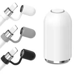 【人気商品】対応Apple Pencil 第1世代 Pencil マグネット式 タッチペン用キャップ予備セット 紛失対策 純正と同じ磁力 対応iPad 10th 保護カバー/ホルダー 9 8 アップルペンシルシリコンキャップ 7 6 交換用キャップ Mini