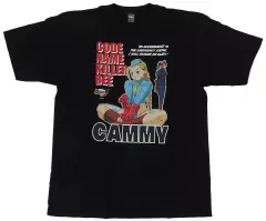 【中古】Tシャツ キャミィ Tシャツ ブラック XXLサイズ 「ストリートファイターZERO3」 BACKDROP GAMEMONSTERグッズ