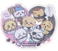 【中古】シール・ステッカー 集合(てんし あくま) てんし あくま プリズムトラベルステッカー 「ちいかわ なんか小さくてかわいいやつ てんし あくま＠東京駅」