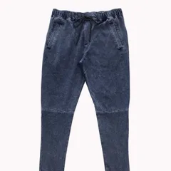 ジャージデニムジョガーパンツ/スリムフィット