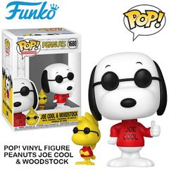 POP! TELEVISION VINYL FIGURE PEANUTS JOE COOL & WOODSTOCK【FUNKO】