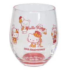 ハローキティ ガラスコップ タンブラー キティはいつもキミのそばに レッド サンリオ 金正陶器 プレゼント ギフト キャラクター グッズ 