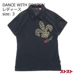 ダンスウィズドラゴン アクビちゃん ゴルフ モックネック レディース
