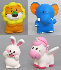 【中古】フィギュア 全4種セット 「たべっ子どうぶつ THE MOVIE」 ミニソフビフィギュア