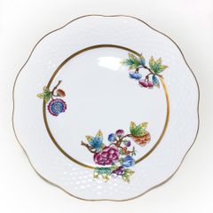 希少】GIEN ジアン オワゾブルーフルーツ プラター ラウンド30cm