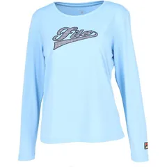 FILA フィラ  テニスウェア レディース ロングスリーブTシャツ Мサイズ  新品未使用  水色青系