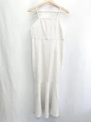 ◇ ⊂◎ Bab バブ ロング キャミワンピース サイズS アイボリー系 レディース E  【1412260032803】