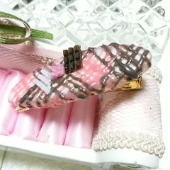 ヘアクリップ ヘアピン 『デコレーションチョコヘアクリップ』№208