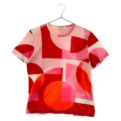 JUNYA WATANABE COMME des GARCONS (ジュンヤワタナベ コムデギャルソン) マルチモチーフプリント半袖Tシャツ JO-T052 ピンク レディースのサムネイル