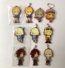 [정리 판매] Tiger & Bunny 타이거 & 토끼 타이 바니 고무 스트랩 이치 반 쿠지 데마 쁘띠 컬렉션 10 점 세트