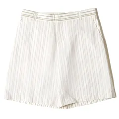 美品 Dior HOMME ディオールオム パンツ サイズ:46 ロゴジャガード レイヤード ストライプ シルク ショートパンツ 923C119A457B 近年モデル ハーフ ショーツ ホワイト ゴールド 白 イタリア製 ブランド ボトムス ズボンのサムネイル