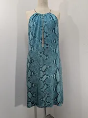 GUCCI リブ編みバルーンスリーブワンピース