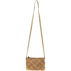 FALORNI ファロルニ イントレチャートショルダーバッグ  ブラウン ー