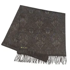 ロロピアーナ　大判ストール　カシミア100% イタリー製 美品 Loro Piana ロロピアーナ マフラー ストール カシミヤ100