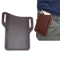 【人気商品】prendre スマートフォンケース スマホケース ベルトループ ベルト通し ウエストポーチ 腰に付ける スマホポーチ ケースベルトバッグ スマホ （ブラウン） PR-LOOPSM-BR