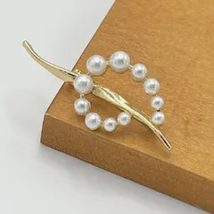 BC046 ブローチ パールデザイン おしゃれ 入園式 結婚式 フォーマル