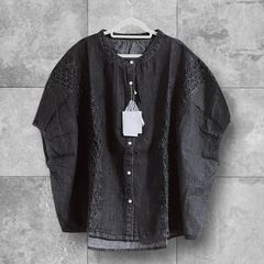 再入荷！【新品】Lupilien ルピリアン デニムスモッキング ブラウス ナチュラン掲載