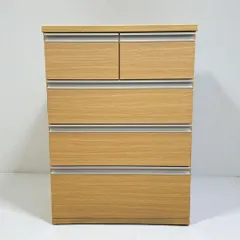 ニトリ　木製チェスト 5段 木目調天板チェスト 5段(FD-W5Dライトブラウン) | ニトリネット【公式