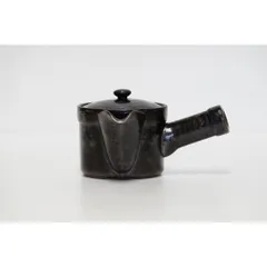 ☆ 黒 ☆ 黒釉 コーヒー楽らく急須 コーヒー 急須 黒釉 日本製 コーヒー用急須 珈琲用急須 楽らく急須 珈琲急須 コーヒー急須 楽々急須 陶器製 陶器 ポット 水出しコーヒー 珈琲 ステンレスフィルター 簡単 楽々 らくらく 紙フィルター不要のサムネイル