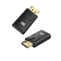【人気商品】to to HDMIアダプタ4K@30HZ HDMI変換アダプタ，DP 金メッキディスプレイポート(DPオス DisplayPort → ALLVD HDMIメス)【1枚】