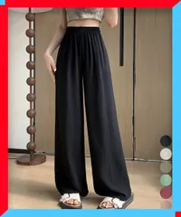 新品 ワイドパンツ レディース 綿麻ワイドパンツ きれいめ 着やせパンツ お洒落 ロングパンツ 低身長 大人 可愛いボトムス 【送料無料】