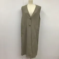 niko and... ニコアンド ベスト S223IF35SM リネンライク ロングジレ Vネック