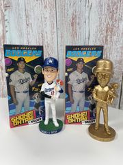 レア＆プレミア 大谷翔平 ボブルヘッド 3体セット ゴールド・グレー込み レア＆プレミア 大谷翔平 ボブルヘッド 3体セット ゴールド・グレー