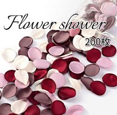 フラワーシャワー 円形 造花 花びら 200枚 パーティーイベント 撮影 ローズ