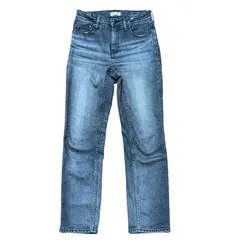 YANUK Annette ストレッチ ボーイフレンドデニム テーパード ライトグレー サイズ24 レディースS ヤヌーク アネット