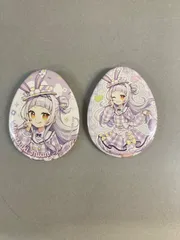 【広店】2種セット　紫咲シオン スイートスプリングイースター タマゴ型缶バッジ ホロライブ【718-1865】