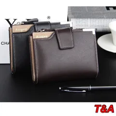 1 財布 二つ折り財布 レザー 札入れ 小銭入れ　カード入れ 名刺入れ