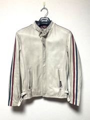 Schott クラシックレーサー シングル レザージャケット サイドライン M 