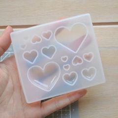 シリコンモールド　ハート型  ハート　レジン　粘土　ハンドメイド