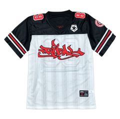 Football Jersey - Black / White / Red