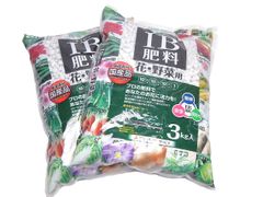 ＩＢ肥料 国産品 ３ｋｇ ２袋セット （計６ｋｇ）　　　しろつぶ 白粒 白つぶ 肥料 緩効性化成肥料