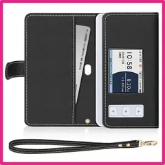 ブラック GUTUKE au/UQ Speed Wi-Fi 5G X11 / X12 専用 モバイルルーター ケース カード収納 マグネット式 全面保護 耐衝撃 放熱性 au/UQ Speed Wi-Fi 5G X11 / X12 対応 (ブラック)