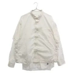 Sacai (サカイ) Thomas Mason Cotton Poplin L/S Shirt ドッキング ロングスリーブシャツ 長袖シャツ ホワイト 23-03094Mのサムネイル