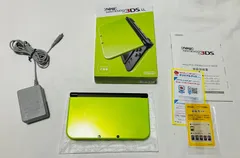 ニンテンドー　Newニンテンドー3DS LL ライム×ブラック　箱付