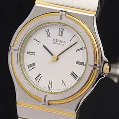 C836　セイコー　SEIKO　7321-6220　ゴールド レディース SEIKO 7321-6220 Water Resistant Stainless Steel Round Ladies