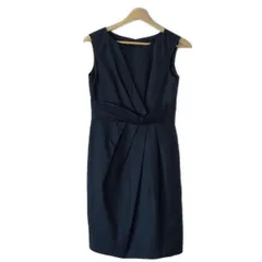 Spick&Span Noble(スピック&スパン ノーブル) ワンピース サイズ38 M レディース - ネイビー 半袖/ひざ丈